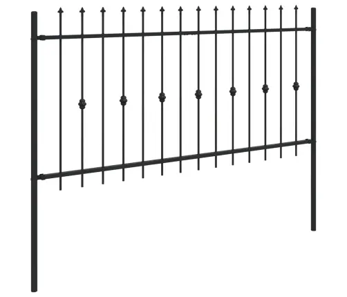 Spike Aiakaitse Must 200 X 150 Cm Pulbervärvitud Teras