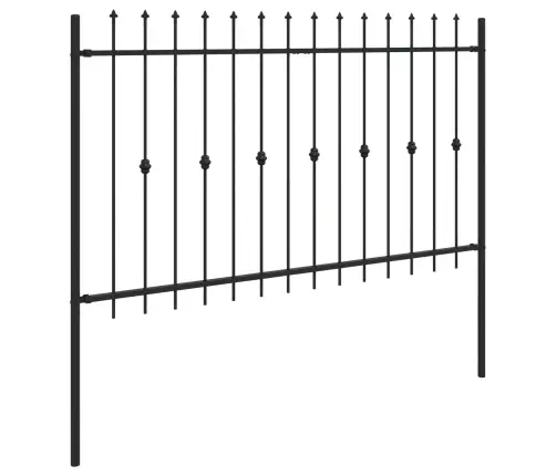 Spike Aiakaitse Must 200 X 130 Cm Pulbervärvitud Teras
