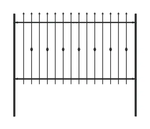 Spike Aiakaitse Must 200 X 130 Cm Pulbervärvitud Teras