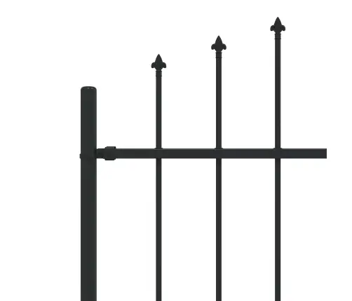 Skrūvežogs Melna 200 X 130 Cm Vidaxl