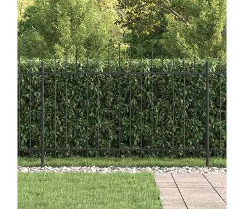 Skrūvežogs Melna 200 X 130 Cm Vidaxl