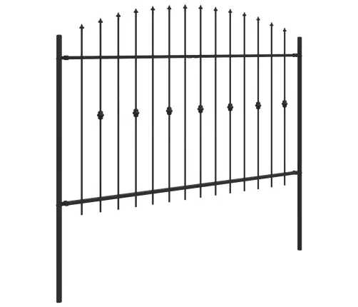 Skrūvežogs Melna 200 X 130 Cm Vidaxl