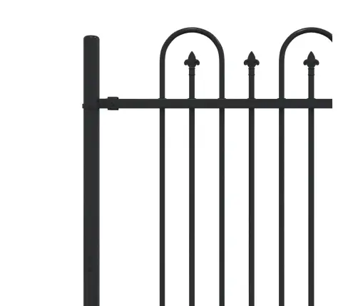 Dzinēja Arkas Žogs Melna 200 X 150 Cm Vidaxl