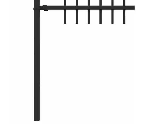 Dzinēja Arkas Žogs Melna 200 X 150 Cm Vidaxl