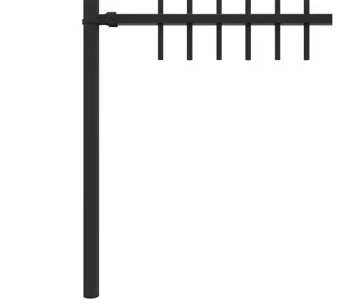 Dzinēja Arkas Žogs Melna 200 X 200 Cm Vidaxl