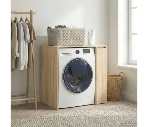 Skalbimo Mašinos Spintelė Su Saugykla Sonoma 87 X 60 X 89 Cm