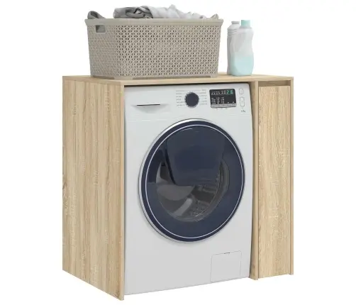 Skalbimo Mašinos Spintelė Su Saugykla Sonoma 87 X 60 X 89 Cm