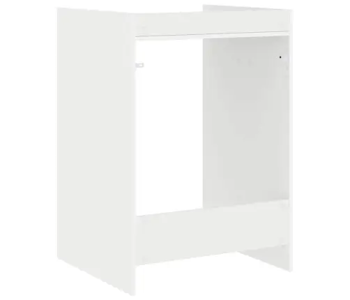 Veļas Mašīnas Skapis Balts 67,5 X 62 X 97 Cm Inženierijas Koks Vidaxl
