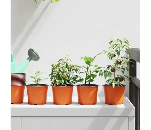 Ziedu Pods 200 Pcs Keramika Ø 15 X 12.5 Cm Plastmasa Vidaxl