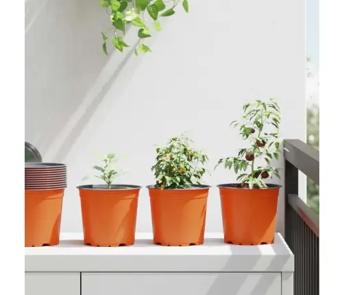 Ziedu Pods 100 Pcs Keramika Ø 15 X 12.5 Cm Plastmasa Vidaxl