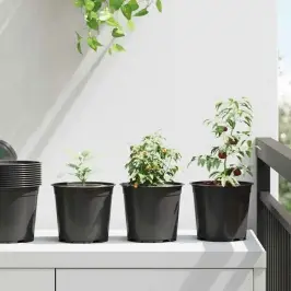 Lillepott 50 Pcs Must Ø 15 X 13 Cm Plastmass