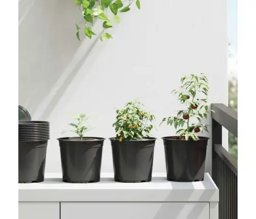 Lillepott 50 Pcs Must Ø 15 X 13 Cm Plastmass