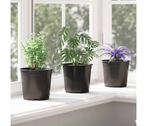 Lillepott 200 Pcs Must Ø 15 X 13 Cm Plastmass