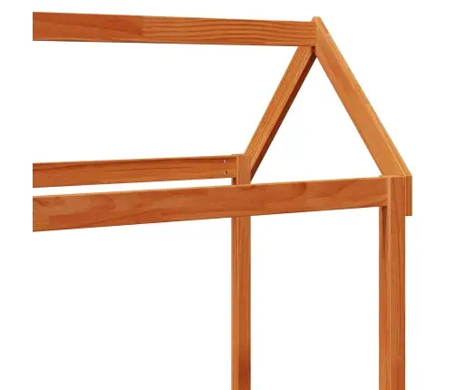 Päeva Voodi Komplekt 2 Pcs Vahapruun Tahke Mänd