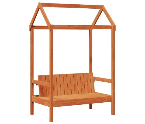 Dienas Gultas Komplekts Vaks Brūns Ciets Priedes Koks Vidaxl