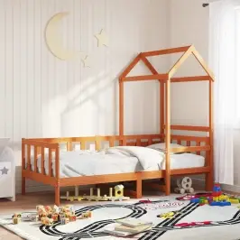 Päeva Voodi Komplekt Vahapruun Tahke Mänd