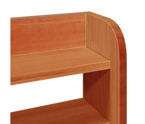 Lovos Rėmas Su Galvūgalio 2 Pcs Vaško Ruda Kietas Pušies Medis