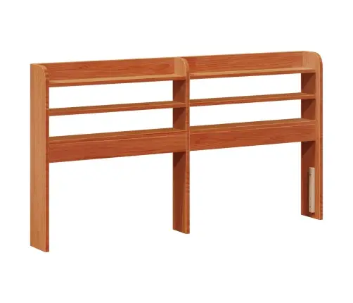 Lovos Rėmas Su Galvūgalio 2 Pcs Vaško Ruda Kietas Pušies Medis