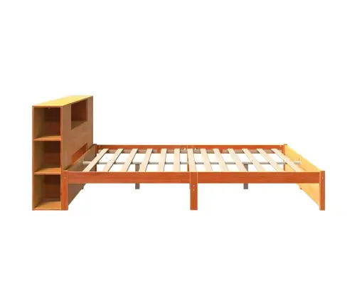 Grāmatu Skapis Gultas Rāmis Vaks Brūns 180 X 200 Cm Vidaxl