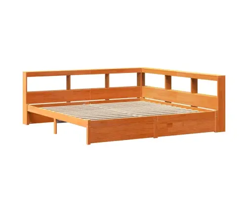 Grāmatu Plaukta Gulta 2 Pcs Vaks Brūns 200 X 200 Cm Vidaxl