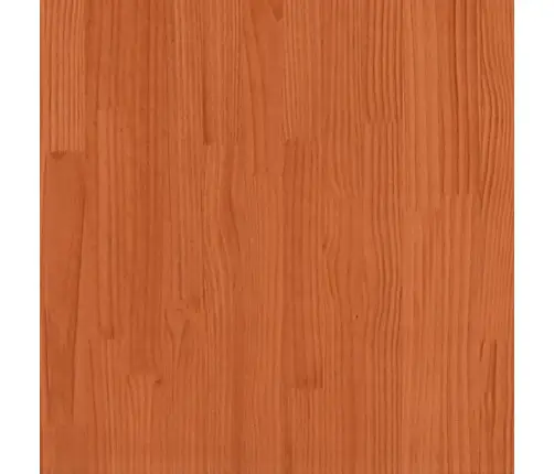 Gultas Rāmis Ar Atvilktni Vaks Brūns 140 X 200 Cm Cieta Priede Vidaxl