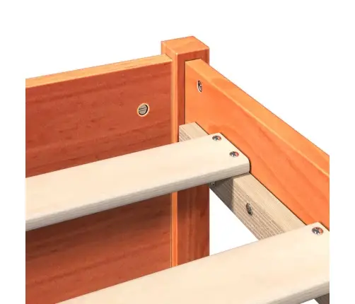 Lovos Rėmas Su Saugykla 2 Pcs Vaško Ruda 160 X 200 Cm