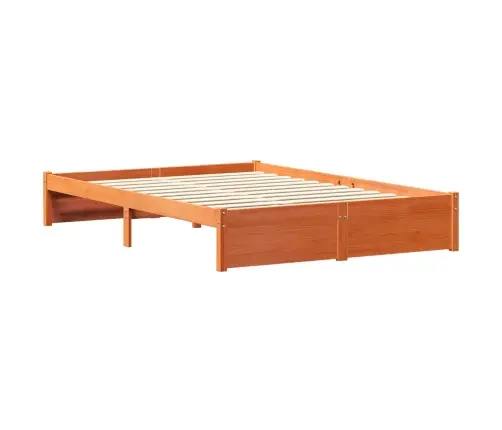 Grāmatu Plaukta Gulta 2 Pcs Vaks Brūns 200 X 140 Cm Vidaxl