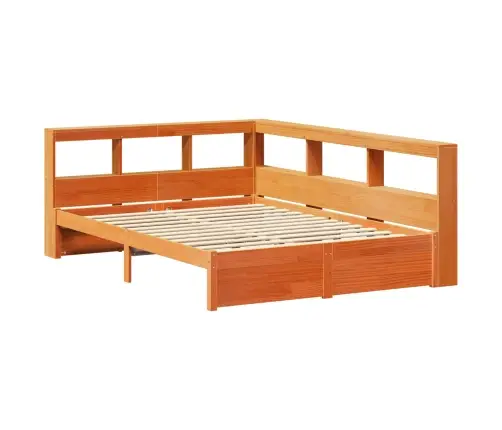 Grāmatu Plaukta Gulta 2 Pcs Vaks Brūns 200 X 140 Cm Vidaxl