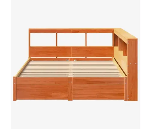 Raamatukapitsee Voodi Peaga 2 Pcs Vahapruun 200 X 140 Cm