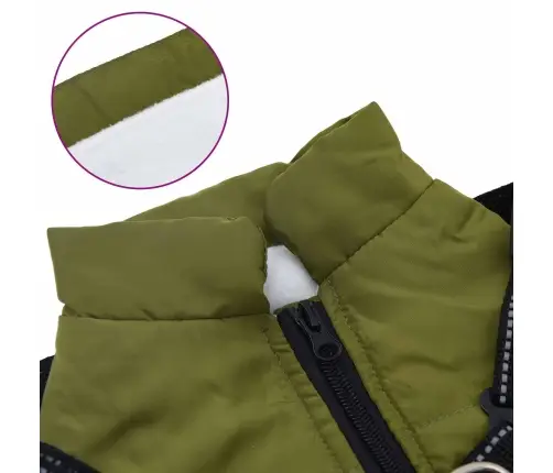 Šuns Kailinis Armijos Žalia 2Xl Fleece Ir Poliesteris