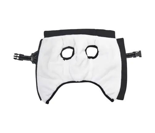 Šuns Kailinis Su Pavadėliu Juoda M Fleece Ir Poliesteris