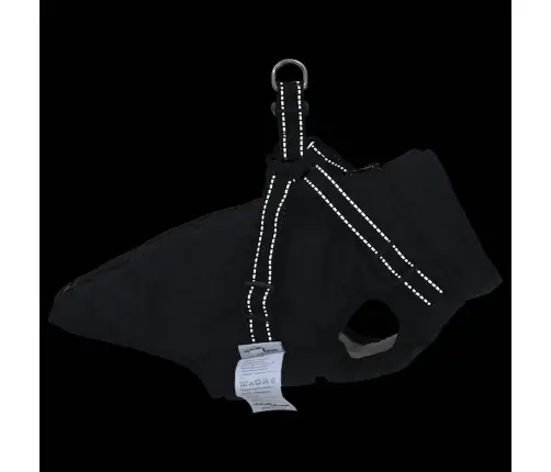 Šuns Kailinis Su Pavadėliu Juoda M Fleece Ir Poliesteris