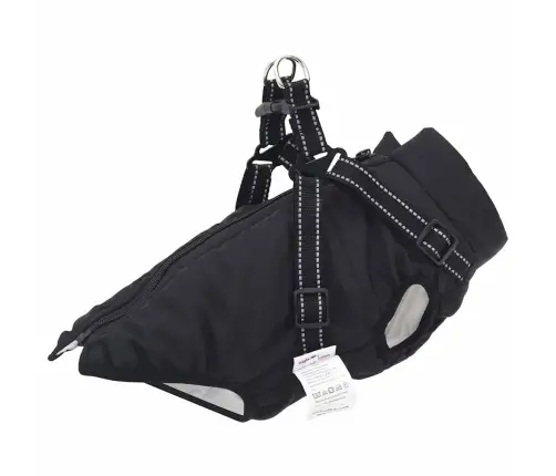 Šuns Kailinis Su Pavadėliu Juoda M Fleece Ir Poliesteris