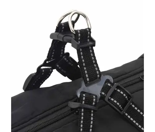 Šuns Kailinis Su Pavadėliu Juoda 3Xl Fleece Ir Poliesteris