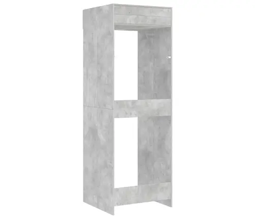 Veļas Mašīnas Skapis Ar Uzglabāšanu Betons 67,5 X 68 X 200 Cm Vidaxl