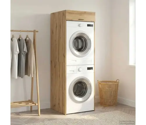 Veļas Mašīnas Skapis Artisānā Ozols 67,5 X 68 X 200 Cm Vidaxl