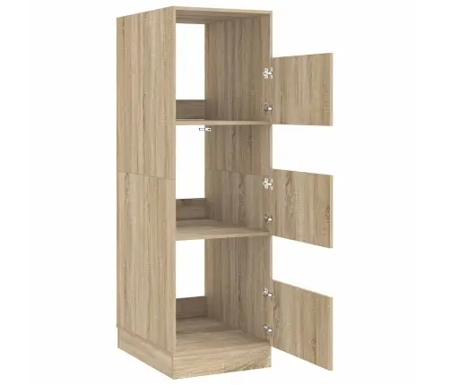 Veļas Skapis Sonoma 50 X 68 X 162 Cm Inženierijas Koks Vidaxl