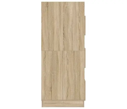 Veļas Skapis Sonoma 50 X 68 X 162 Cm Inženierijas Koks Vidaxl