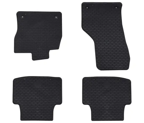 Auto Paklājs 4 Pcs Melna Vw Passat B8 Tpe Vidaxl