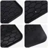 Auto Paklājs 4 Pcs Melna Der Bmw X3, X4 4D Aft Tpe Vidaxl