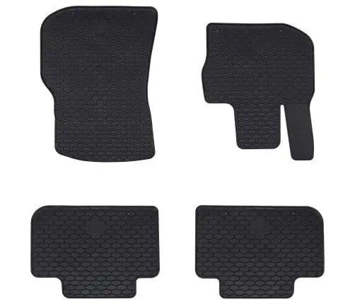 Auto Paklājs 4 Pcs Melna Der Bmw X3, X4 4D Aft Tpe Vidaxl