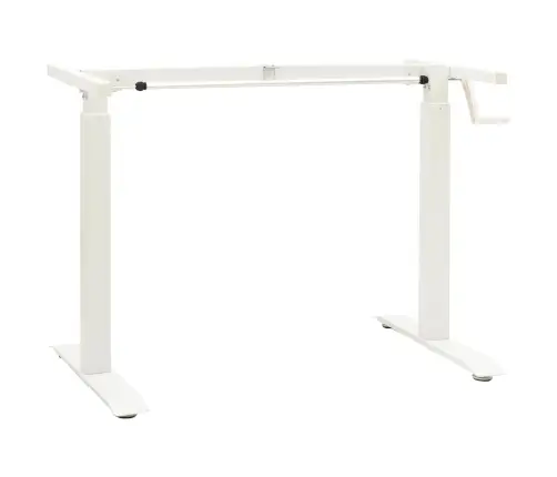 Galds Balts Un Tumši Brūns 120 X 60 Cm Cietā Ozola Koks Vidaxl