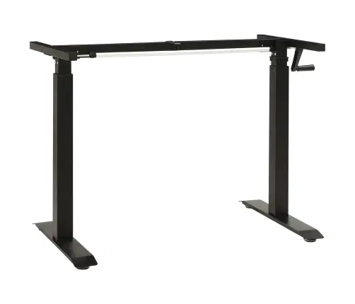 Stalas Juoda Ir Natūrali 120 X 60 Cm Kietas Ąžuolo Medis