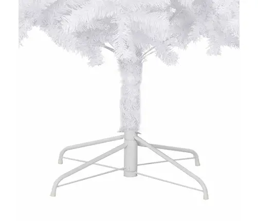 Mākslīgā Ziemassvētku Eglīte Balts 300 Cm Pvc Un Tērauds Vidaxl