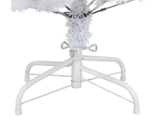 Kunstlik Kokkupandav Jõulupuu Valge 120 Cm Pvc Ja Teras