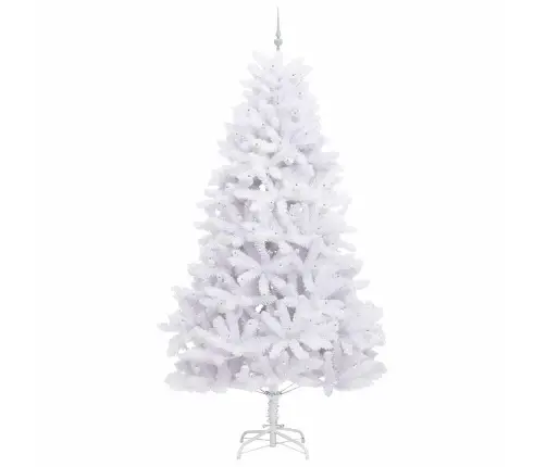 Kunstlik Kokkupandav Jõulupuu Valge 270 Cm Pvc Ja Teras