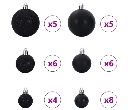 Mākslīgā Ziemassvētku Eglīte Balts 150 Cm Pvc Un Tērauds Vidaxl