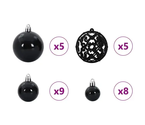 Mākslīgā Ziemassvētku Eglīte Balts 150 Cm Pvc Un Tērauds Vidaxl