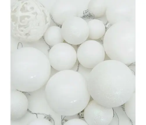 Dirbtinė Kalėdų Eglutė Su 300 Led Balta 180 Cm Pvc Ir Plienas