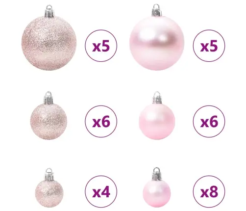 Mākslīgā Ziemassvētku Eglīte Balts 120 Cm Pvc Un Tērauds Vidaxl